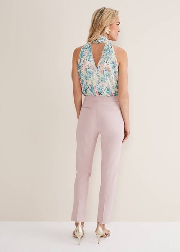 Phase Eight Eira Cigarettes Trousers Pink Australia | KY4538026